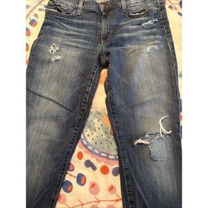 Joe's Jeans The Skinny Distressed Denim Blue Jeans | Women's 32